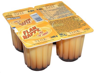 Flan nappé au caramel