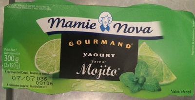 Yaourt saveur Mojito