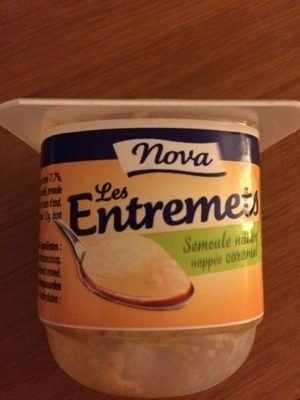Semoule Nature Nappé Caramel
