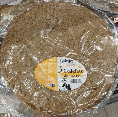 3 Galettes de blé noir