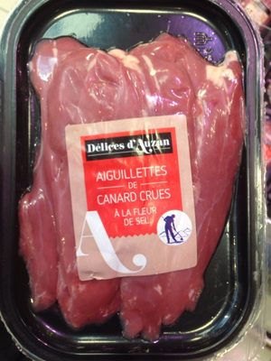 Aiguillettes de canard crue marinees a la fleur de sel