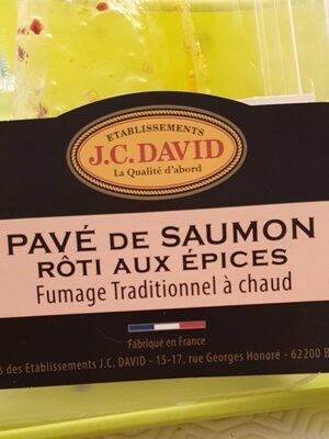 Pavé de saumon rôti aux épices