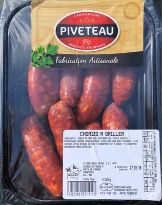 Chorizos étuvés à griller