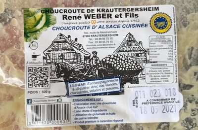 Choucroute d’Alsace cuisinée