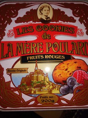 Les Cookies de la Mère Poulard Fruits Rouges