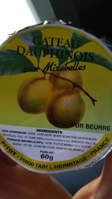 Gateau dauphinois aux mirabelles