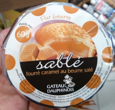Sablé fourré caramel au beurre salé