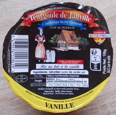 Riz au lait Vanille