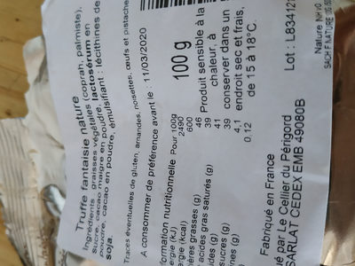 Truffe fantaisie Nature
