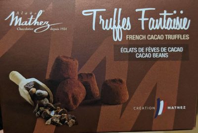 Truffes Fantaisie éclats de fèves de cacao
