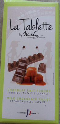 La Tablette by Mathez Truffes Fantaisie caramel