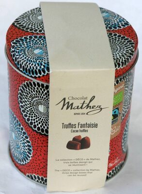 Truffes fantaisie au chocolat noir