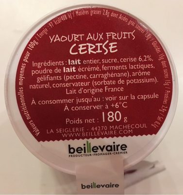 Yaourt à la cerise