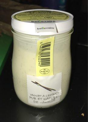 Yaourt a l’extrait pur et naturel de Vanille