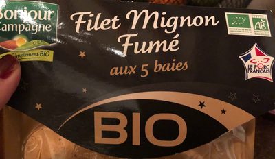 Filet mignon fumé aux 5 baies