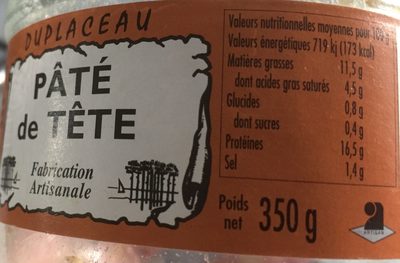 Pate de tete