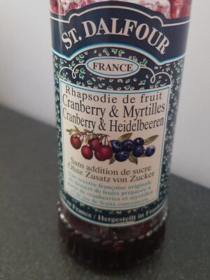 Confiture Cranberry & Myrtilles