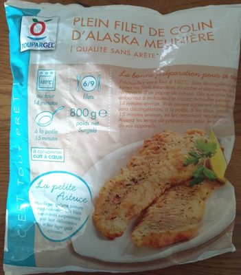 Plein Filet de Colin d'Alaska Meunière