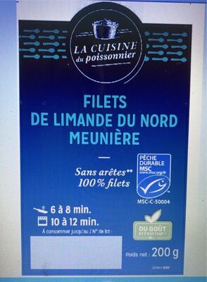 Filet de limande du Nord meunière