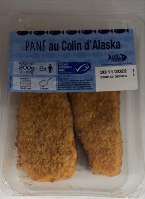 Pané au colin d’Alaska