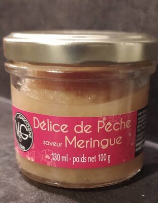 Délices de pêche saveur meringue