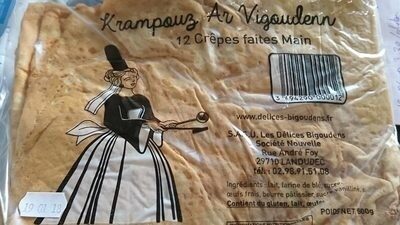 12 Crepes de froment Delices Bigoudens