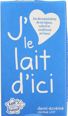 J'aime le lait d'ici