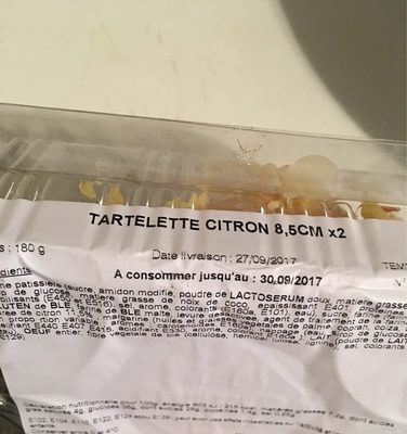 Tartelette citron