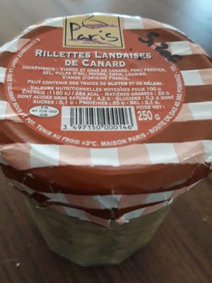 Rillettes landaises de canard