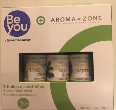 Aroma Zone 3 huiles essentielles