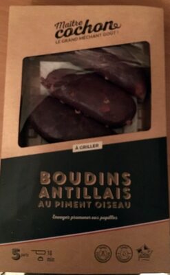 Boudins antillais au piment oiseau