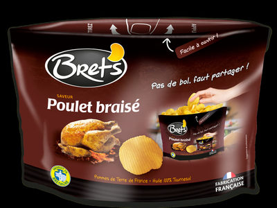 Chips poulet braisé