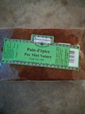 Pain d'épice pur miel nature
