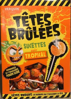 Têtes Brûlées Sucettes Goût Tropical