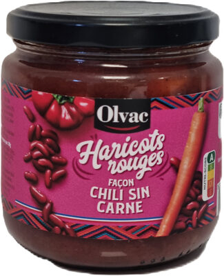 Haricots rouges facon chili sin carne 410g