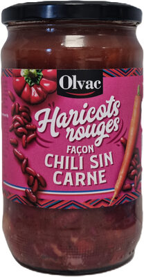 Haricots rouges facon chili sin carne 680g