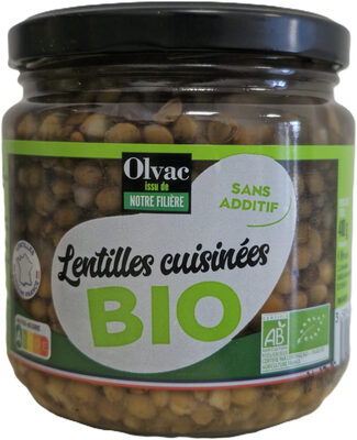 Lentille cuisinée Bio