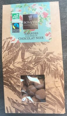 Amandes enrobées de chocolat noir
