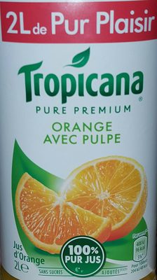 Tropicana pure premium orange avec pulpe