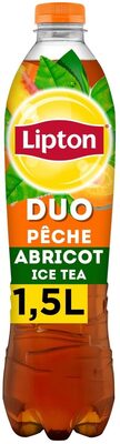 Lipton Ice Tea duo saveur pêche abricot 1,5 L