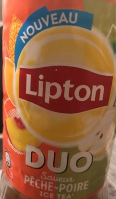 Lipton Ice Tea duo saveur pêche poire 1,5 L