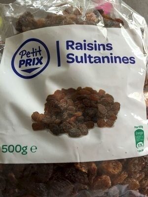 Raisins sultanines