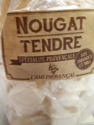 Nougat tendre aux amandes et au miel