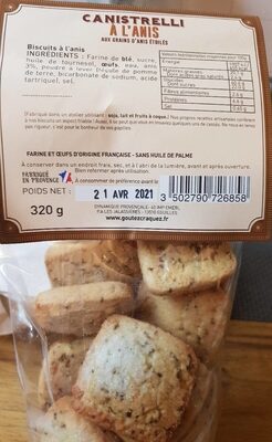 Canistrelli à l'anis
