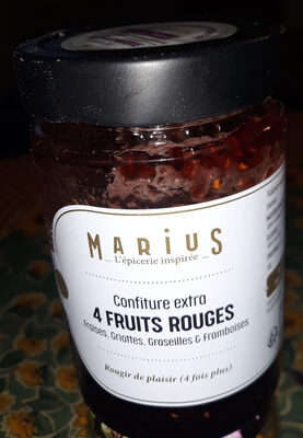 Confiture 4 fruits rouges