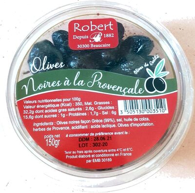 Olives Noires à la provençale