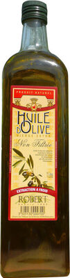 Huile d'olive "non filtrée"