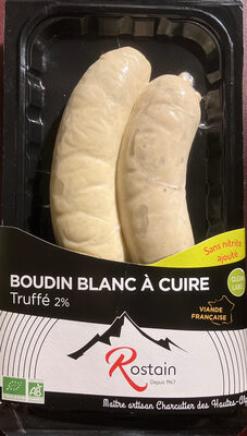 Boudin blanc à cuire - truffé 2%
