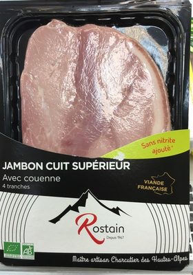 Jambon cuit supérieur sans nitrite ni nitrate ajouté