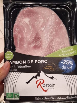 Jambon de porc cuit à l'étouffée